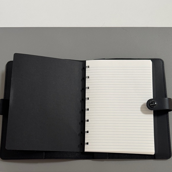 Black Leather Men's Bag - Picture 4 of 8